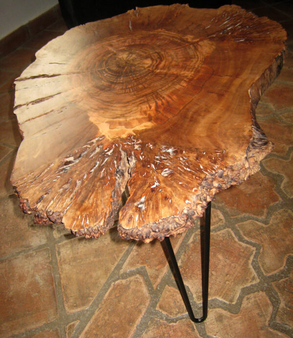 mesa de tronco